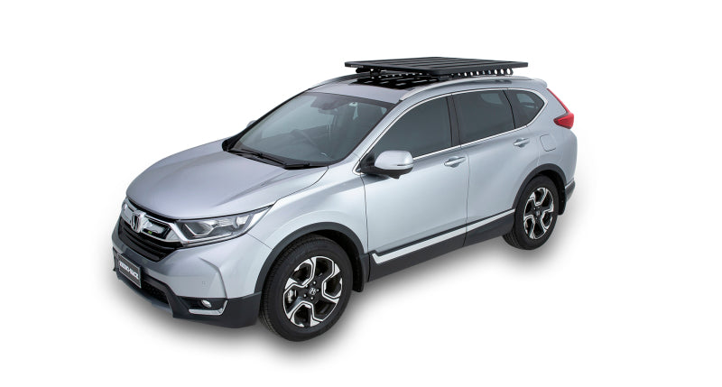 Rhino-Rack 17-22 Honda CR-V 5th Gen 5DR (w/ Flush Rails) Backbone Mounting System - Black Roof Rack Rhino-Rack