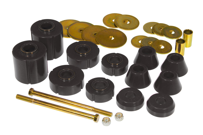 Prothane 67-72 GM Body Mount 12 Bushing Kit - Black Bushing Kits Prothane