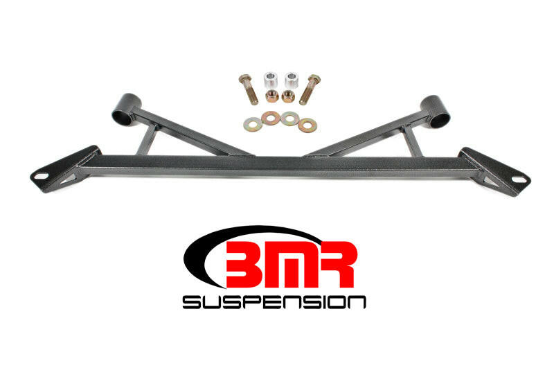 BMR 15-17 S550 Mustang Front 4-Point Subframe Chassis Brace - Black Hammertone Chassis Bracing BMR Suspension