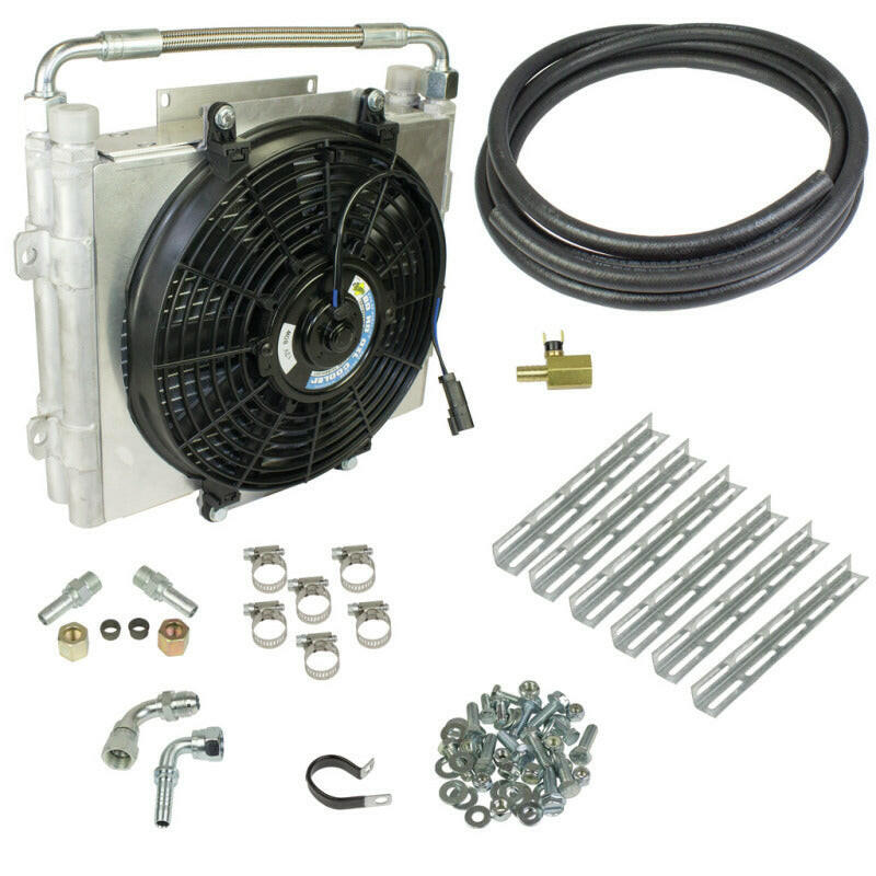 BD Diesel Xtrude Double Stacked Transmission Cooler Kit - Universial 1/2in Tubing Transmission Coolers BD Diesel