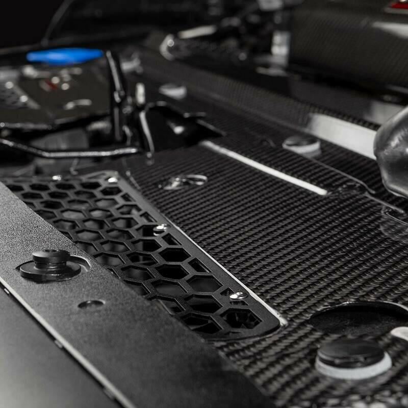 Cobb 21-23 Ford F-150 Ecoboost 3.5/2.7 Raptor/Tremor/Limited Redline Carbon Fiber Radiator Shroud Radiator Shrouds COBB