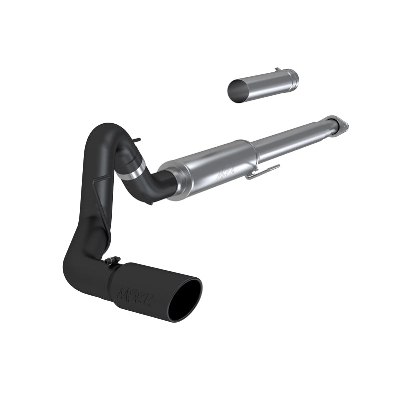 MBRP 2015 Ford F-150 2.7L / 3.5L EcoBoost 4in Cat Back Single Side Black Exhaust System Catback MBRP
