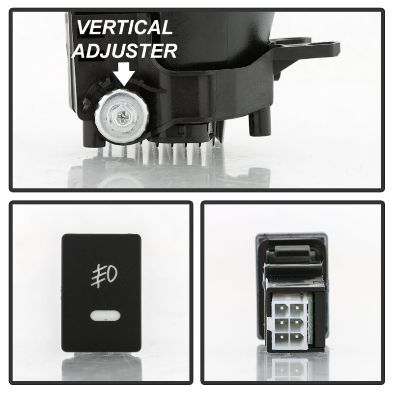 Spyder 13-15 Lexus GS350/GS450h w/F-Sport Pkg OEM LED Fog Lights w/Switch - Clear (FL-LGS13FS-LED-C) Fog Lights SPYDER