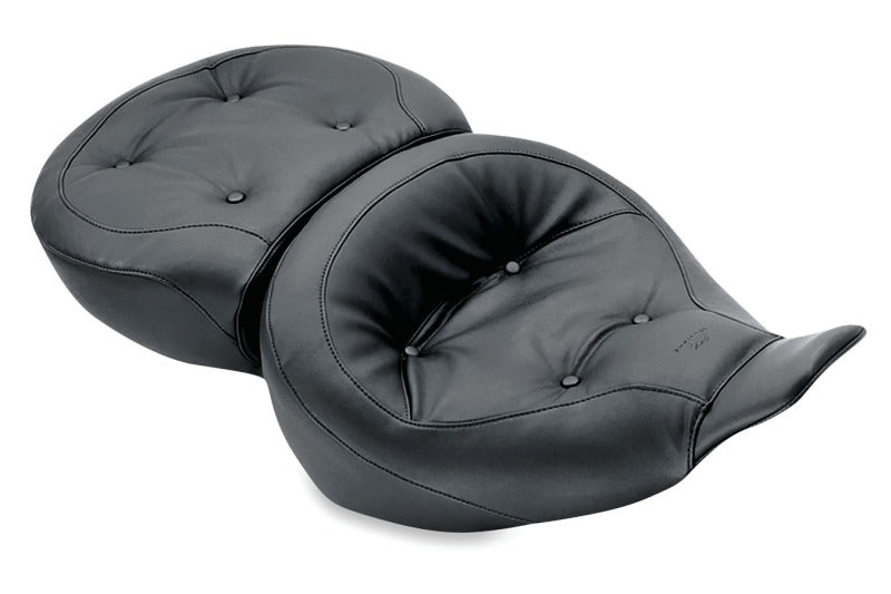 Mustang 80-88 Harley Electra Glide, Tour Glide Wide Touring 1PC Seat Regal - Black One-Piece Motorcycle Seats Mustang Motorcycle