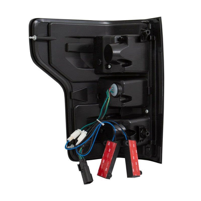 ANZO 18-19 Ford F-150 LED Taillights Black Tail Lights ANZO