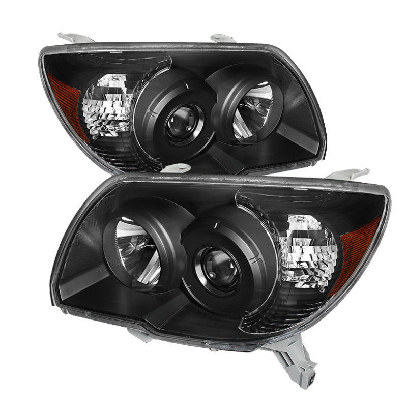 xTune Toyota 4Runner 06-09 Crystal Headlights Black HD-JH-T4R06-AM-BK Headlights SPYDER