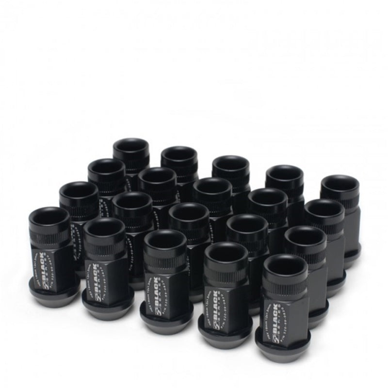 Skunk2 12 x 1.5 Forged Lug Nut Set (Black Series) (16 Pcs.) Lug Nuts Skunk2 Racing