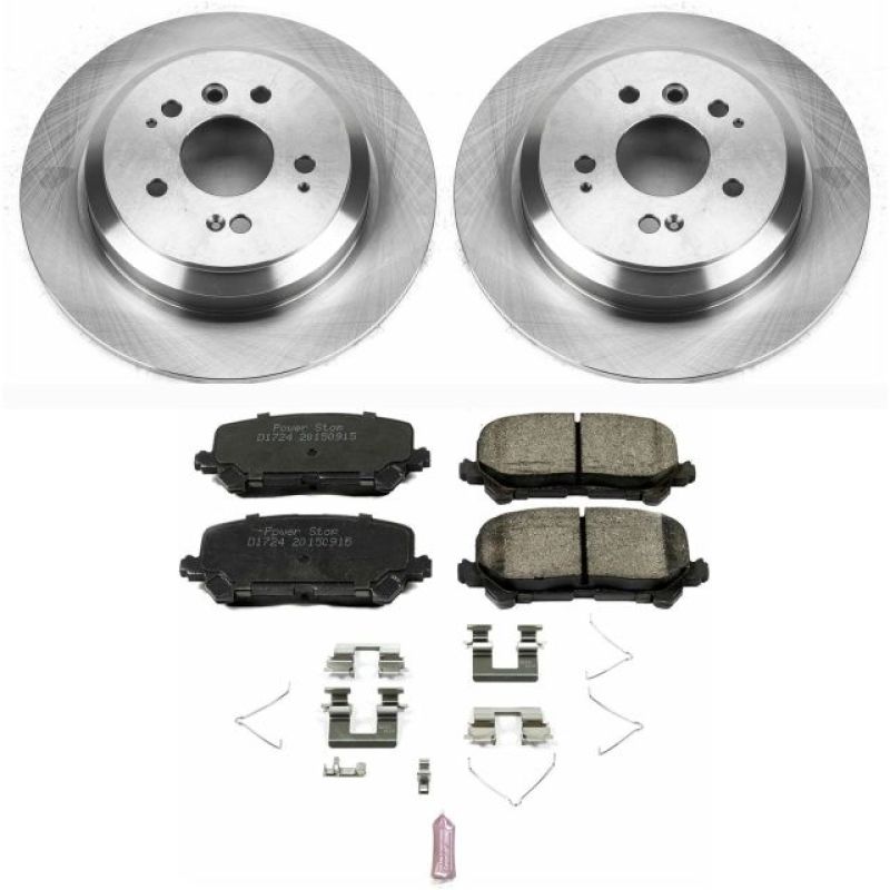 Power Stop 16-19 Honda Pilot Rear Autospecialty Brake Kit Brake Kits - OE PowerStop