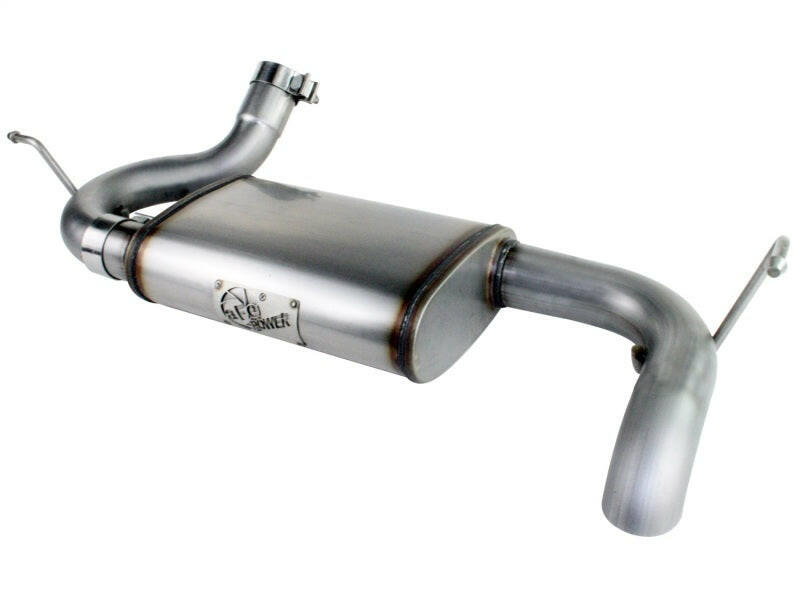 aFe MACHForce XP 07-17 Jeep Wrangler V6-3.6/3.8L 409 SS 2.5in Axle-Back Exhaust Axle Back aFe