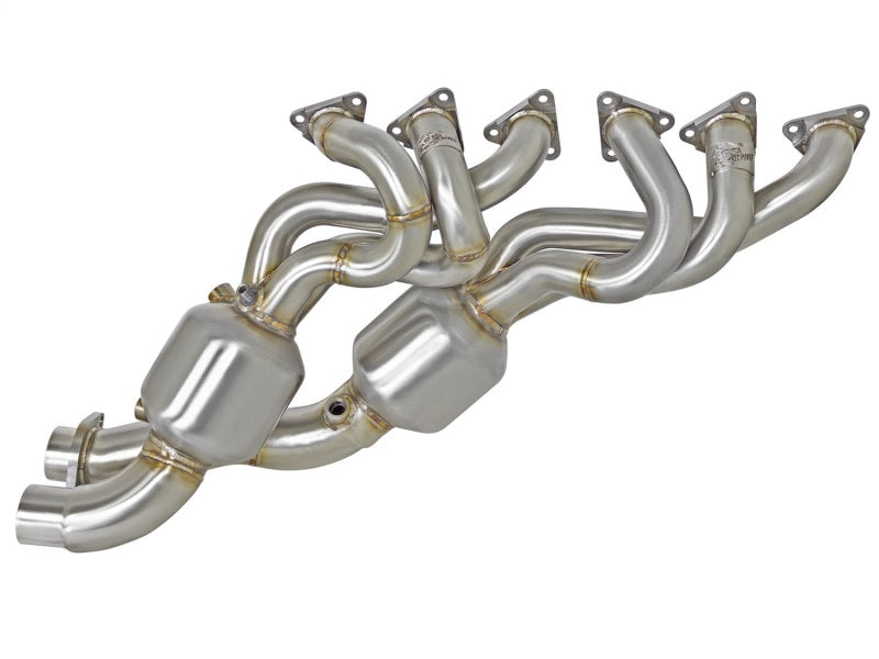 aFe Twisted Steel Headers (Catted) 01-06 BMW M3 L6-3.2L S54 Headers & Manifolds aFe