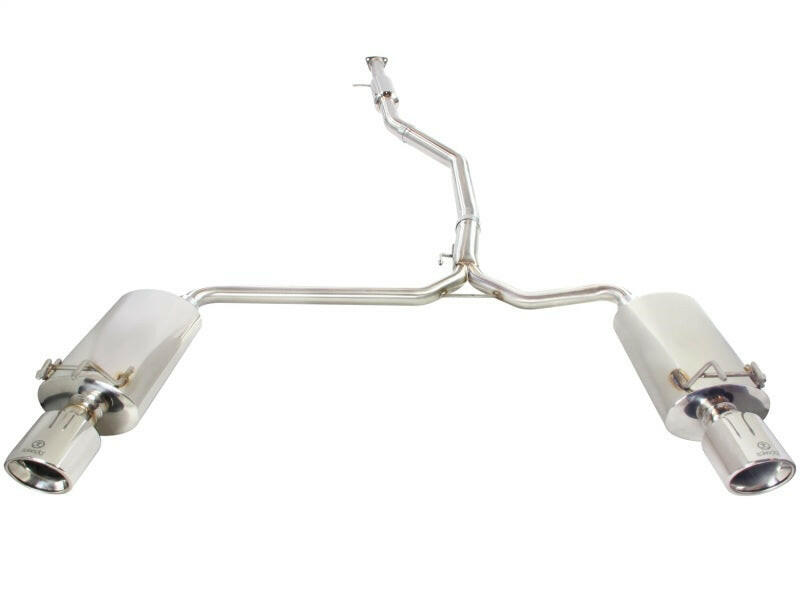aFe Takeda Exhaust 304SS Dual Cat-Back w/ Polished Tips 13-17 Honda Accord LX/EX/EX-L Sedan L4 2.4L Catback aFe
