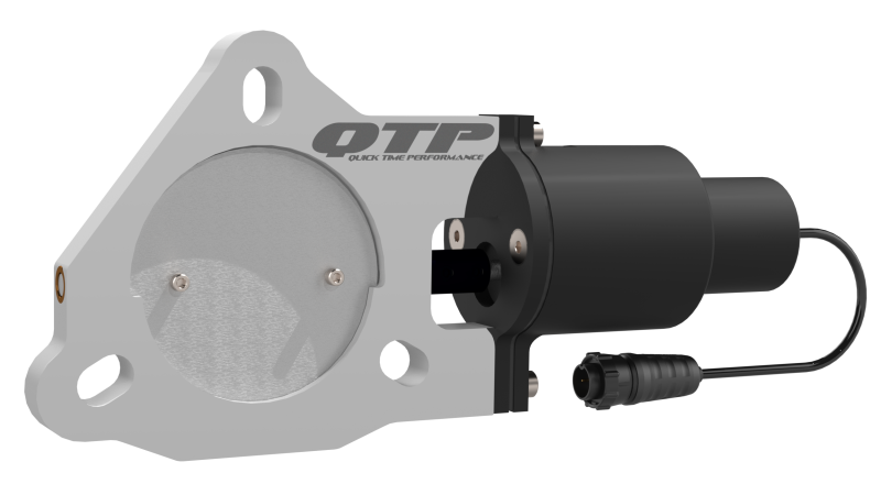 QTP 3in Bolt-On QTEC Electric Cutout Valve - Single Exhaust Cutouts QTP