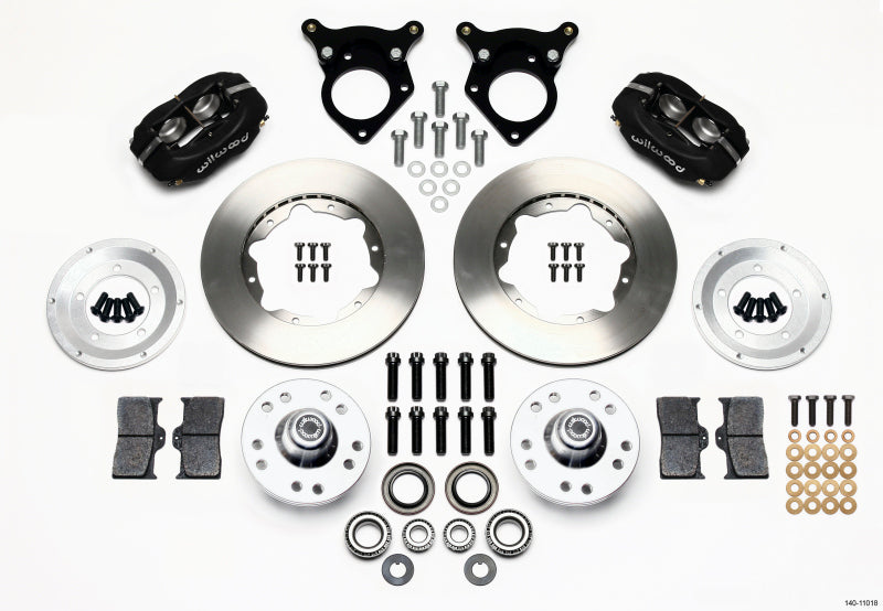 Wilwood Forged Dynalite Front Kit 11.00in 87-93 Mustang 5 Lug Big Brake Kits Wilwood