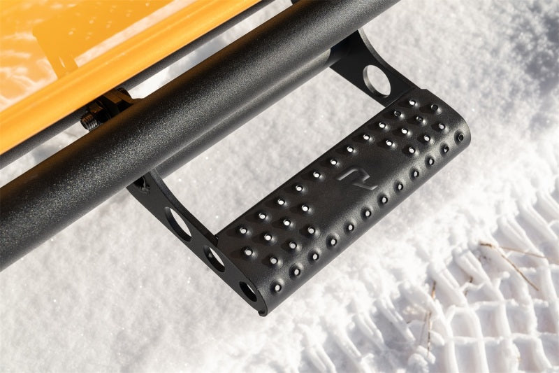 N-Fab 21-22 Ford Bronco 2 dr Gas SRW RKR Step System - Wheel 2 Wheel - 1.75in - Tex. Black Body Armor & Rock Rails N-Fab