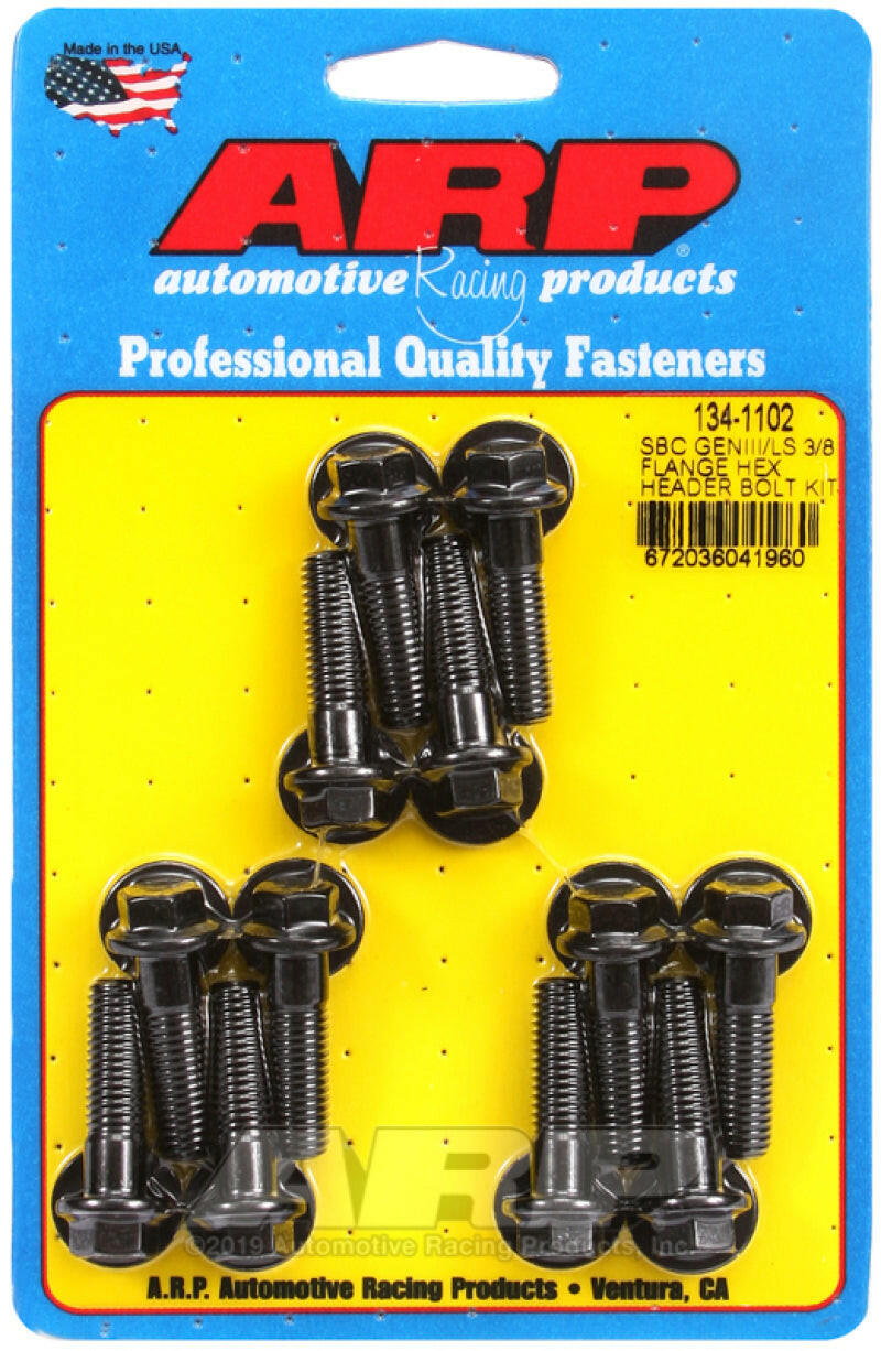 ARP Chevy LS 3/8in Flange Hex Header Bolt Kit Hardware Kits - Other ARP