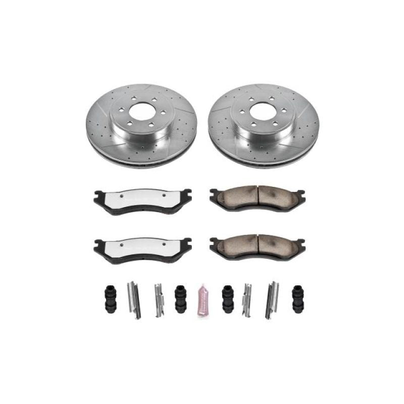 Power Stop 2003 Dodge Durango Front Z36 Truck & Tow Brake Kit Brake Kits - Performance D&S PowerStop