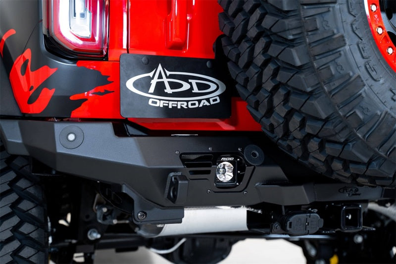 Addictive Desert Designs 21-22 Ford Bronco Bomber Rear Bumper Bumpers - Steel Addictive Desert Designs