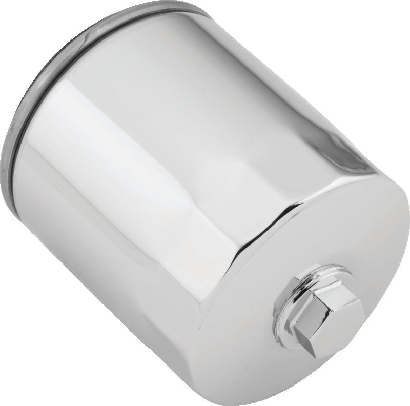 Twin Power Twin Cam and M8 Chrome Magnetic Oil Filter With Nut Rpls H-D 63798-99 w/ Backflow Valve Oil Filters TwinPower