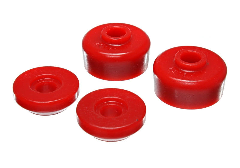 Energy Suspension 95-99 Mitsubishi Eclipse FWD/AWD Red Rear Shock Upper Bushing Set Bushing Kits Energy Suspension