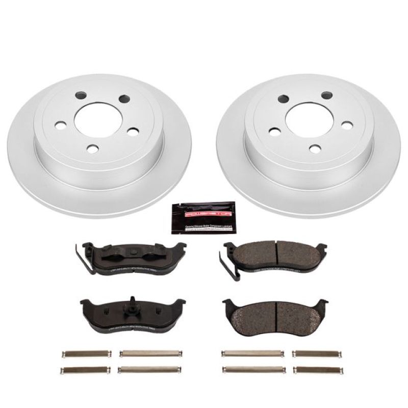 Power Stop 03-07 Jeep Liberty Rear Z17 Evolution Geomet Coated Brake Kit Brake Kits - Performance Blank PowerStop