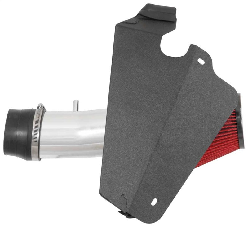 Spectre 09-17 Nissan Maxima V6-3.5L F/I Air Intake Kit - Polished w/Red Filter Cold Air Intakes Spectre