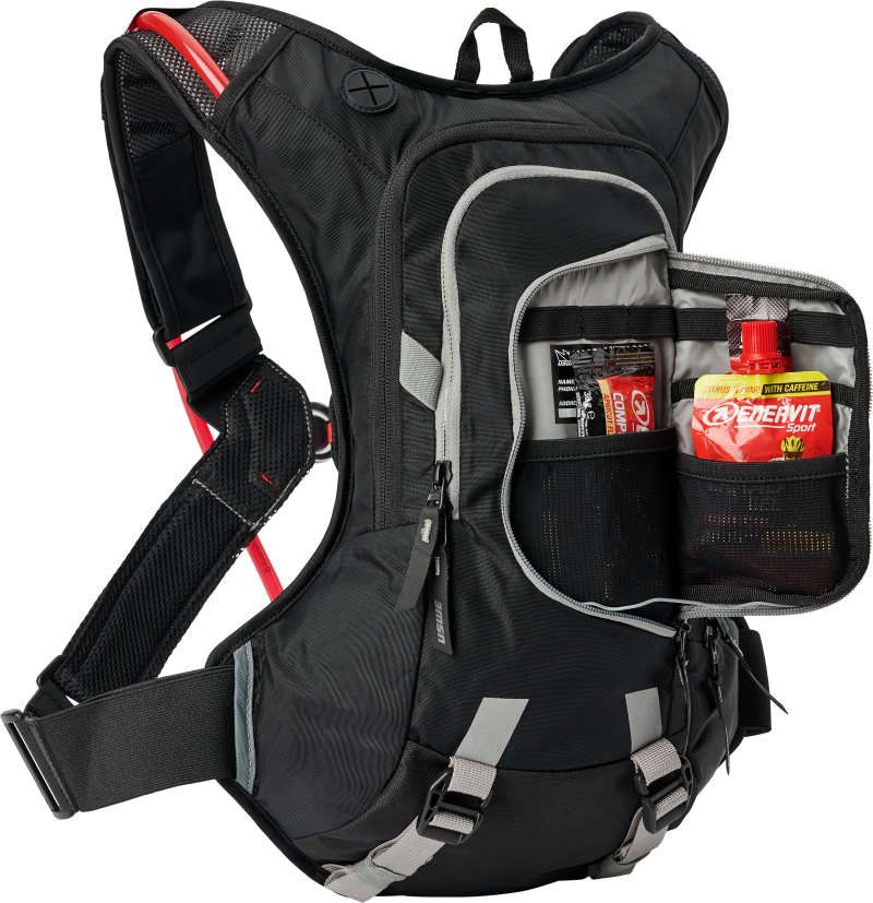 USWE Moto Hydro XTR Dirt Biking Hydration Pack 8L - Black Bags - Hydration Packs USWE
