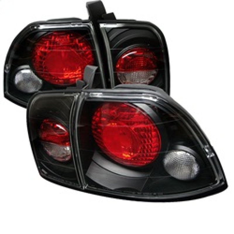 Spyder Honda Accord 96-97 Euro Style Tail Lights Black ALT-YD-HA96-BK Tail Lights SPYDER