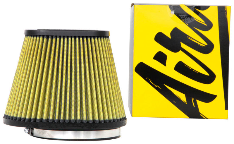 Airaid Universal Air Filter - Cone 6in F x 9x7-1/4in B x 6-1/4x3-3/4in T x 7in H - Synthaflow Air Filters - Universal Fit Airaid