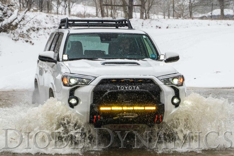Diode Dynamics 10-21 Toyota 4Runner SS3 LED Ditch Light Kit - Sport Yellow Combo Light Accessories and Wiring Diode Dynamics