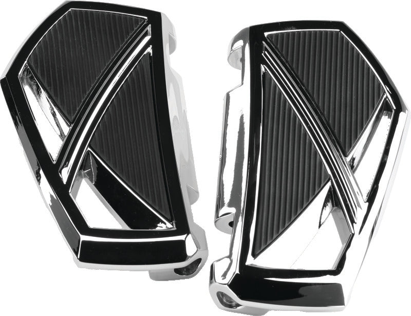 Kuryakyn Phantom Passenger Boards For Harley-Davidson Chrome Footpegs Kuryakyn