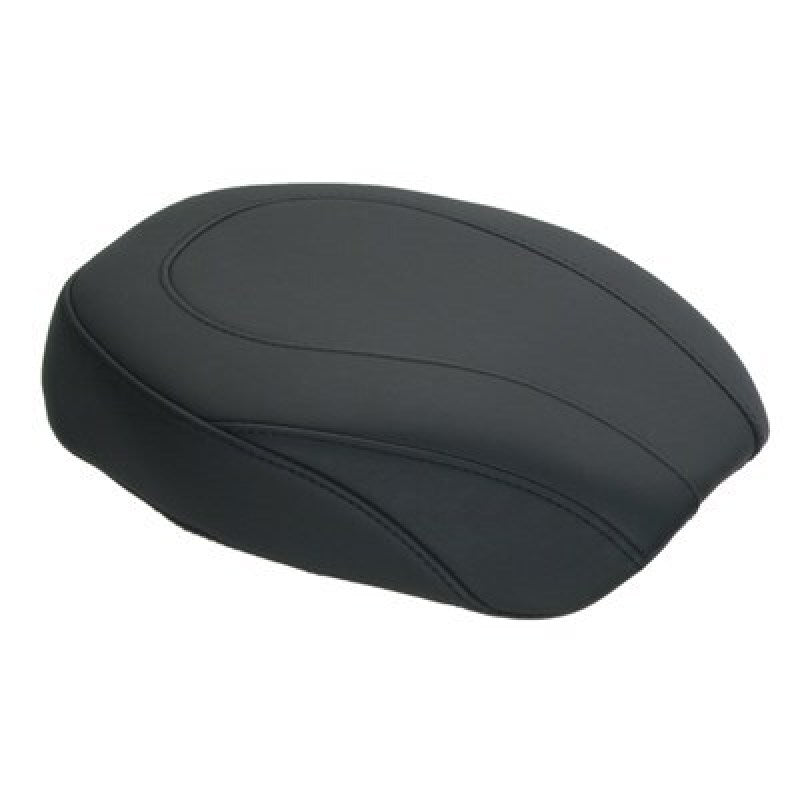 Mustang 06-17 Harley Dyna Wide Tripper Forward Passenger Seat - Black Passenger Motorcycle Seats Mustang Motorcycle