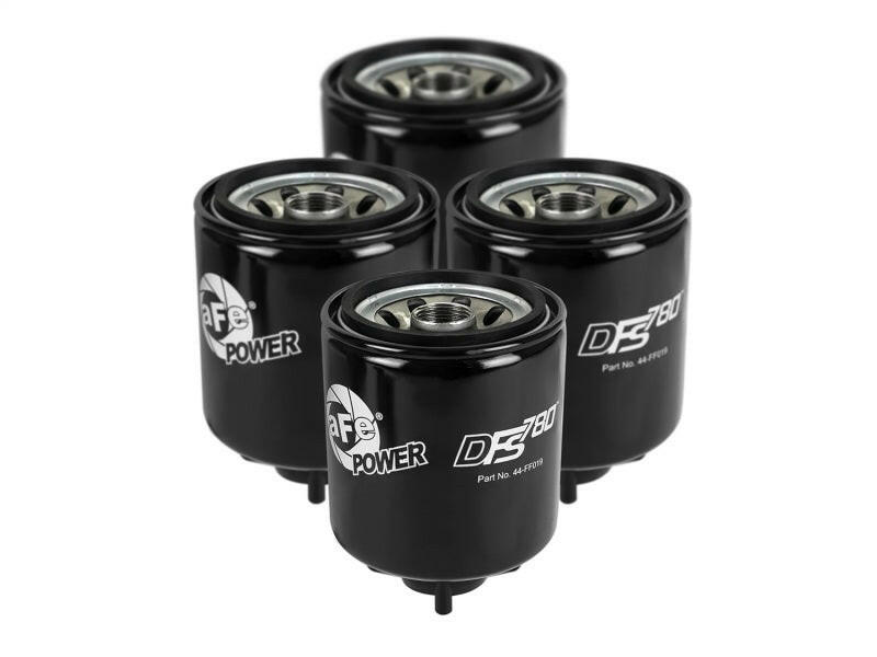 aFe Pro GUARD D2 Fuel Filter for DFS780 Fuel System Fuel Filter (For 42-12032 Fuel System) - 4 Pack Fuel Filters aFe