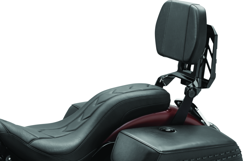 Kuryakyn Neo Driver & Passenger Backrest Black Seats Kuryakyn