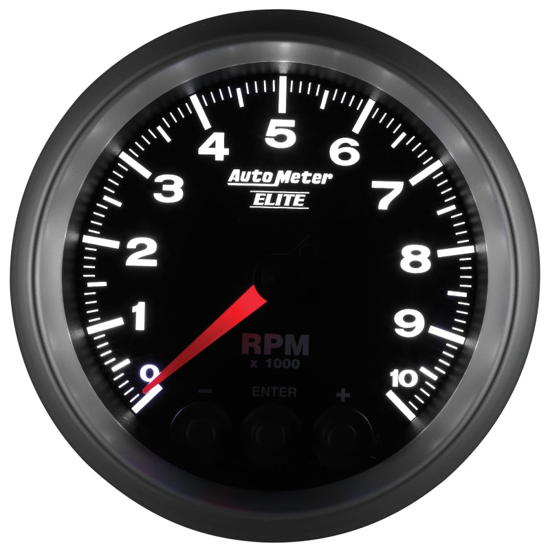 Autometer Street Progressive Shift Light 85.7mm Tachometer 0-10,000 RPM Gauges AutoMeter