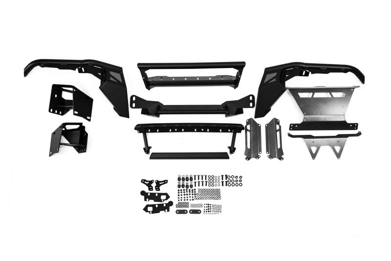 DV8 Offroad 2014-2021 Toyota Tundra Tube Front Bumper Bumpers - Steel DV8 Offroad