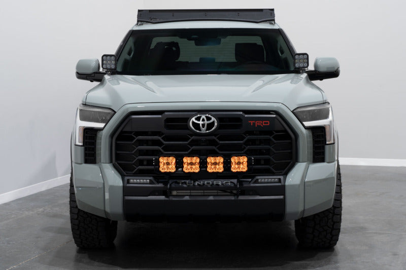 Diode Dynamics 2022 Toyota Tundra SS5 Grille CrossLink Lightbar Kit - Yellow Pro Combo Light Bars & Cubes Diode Dynamics