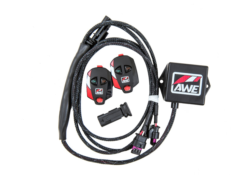 AWE Tuning Ford Focus RS SwitchPath Cat-Back Exhaust - Diamond Black Tips Catback AWE Tuning