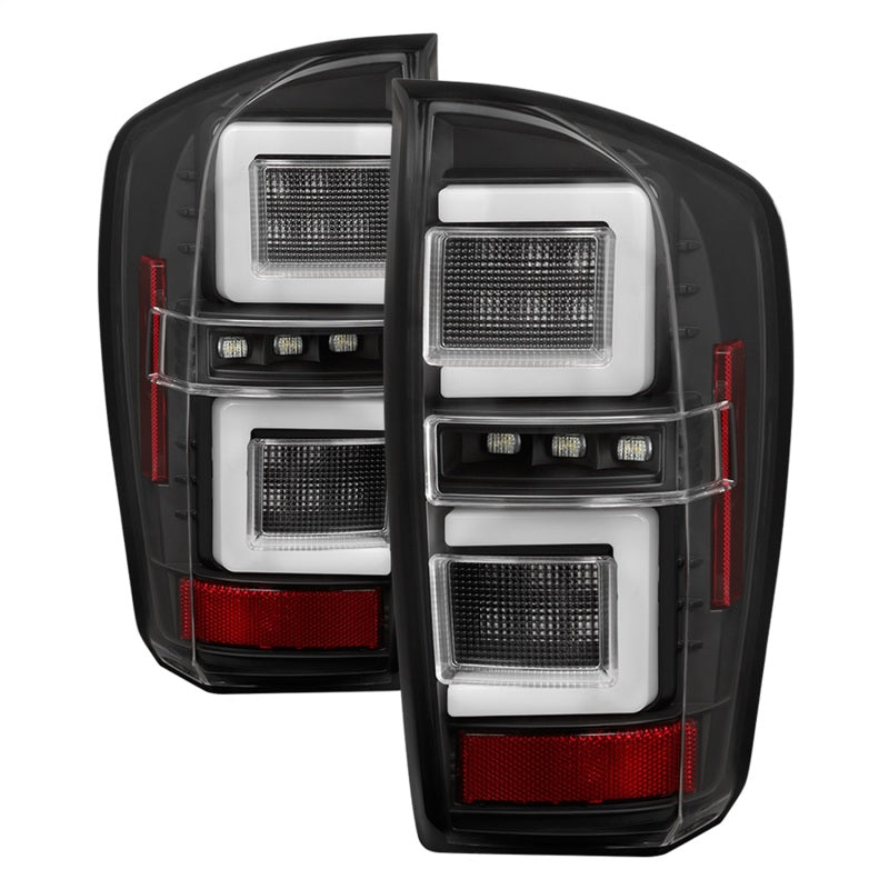 Spyder 16-17 Toyota Tacoma LED Tail Lights - Black (ALT-YD-TT16-LED-BK) Tail Lights SPYDER