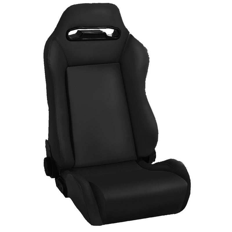 Rugged Ridge Sport Front Seat Reclinable Black Denim 76-02 CJ&Wrang Race Seats Rugged Ridge