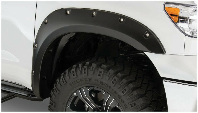 Bushwacker 07-13 Toyota Tundra Pocket Style Flares 2pc - Black Fender Flares Bushwacker