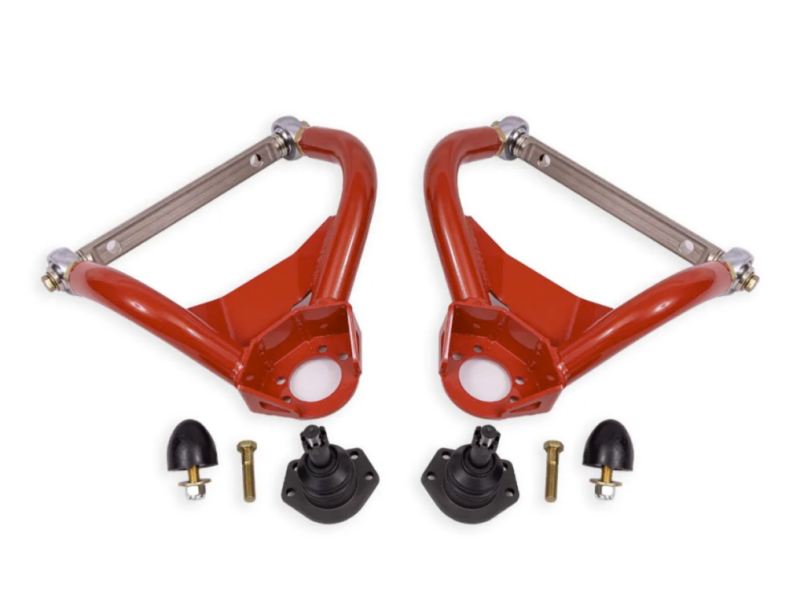 BMR 64-72 GM A-Body Adjustable Upper A-Arms Standard Ball Joint - Red Control Arms BMR Suspension