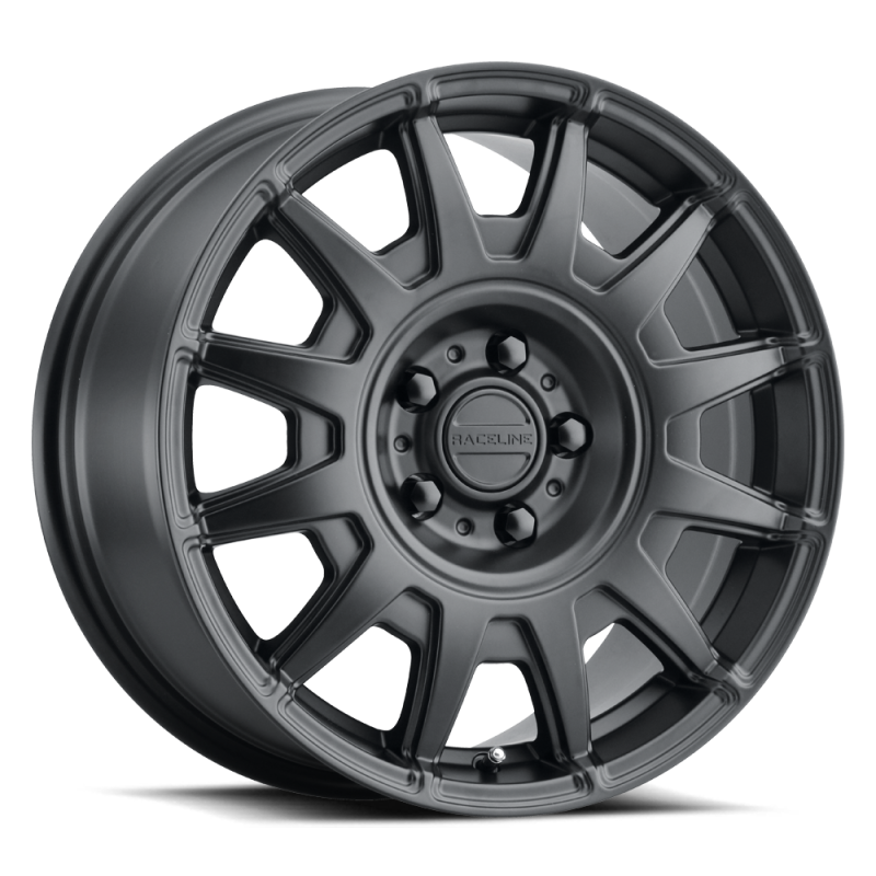 Raceline 401B Aero 18x8in / 5x114.3 BP / 40mm Offset / 72.62mm Bore - Satin Black Wheel Wheels - Cast Raceline