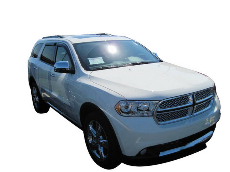 AVS 11-18 Dodge Durango Ventvisor Outside Mount Window Deflectors 4pc - Smoke Wind Deflectors AVS