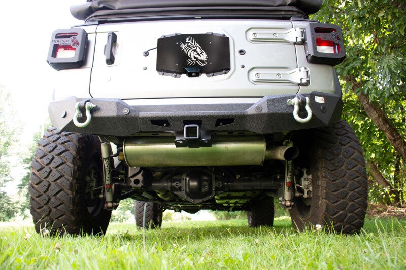 Fishbone Offroad 2018+ Jeep Wrangler JL 2 Door Backside Plate Tailgate Accessories Fishbone Offroad