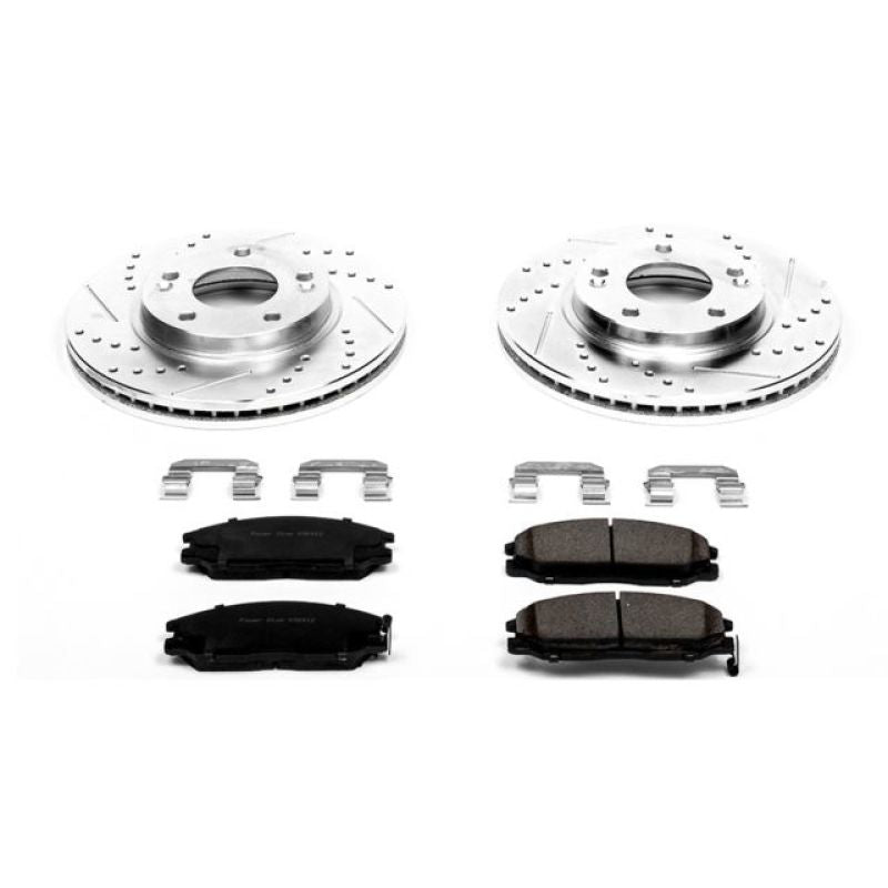 Power Stop 01-05 Hyundai Santa Fe Front Z23 Evolution Sport Brake Kit Brake Kits - Performance D&S PowerStop