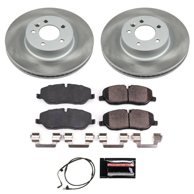 Power Stop 06-09 Land Rover Range Rover Sport Front Semi-Coated Rotor Kit Brake Kits - Performance Blank PowerStop