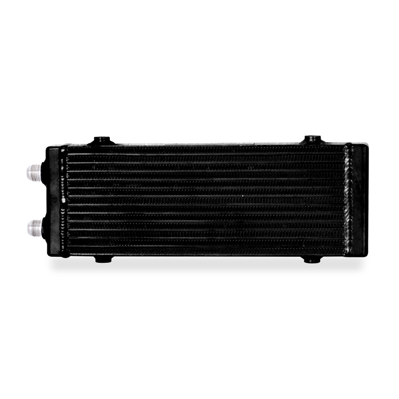 Mishimoto Universal Medium Bar and Plate Dual Pass Black Oil Cooler Oil Coolers Mishimoto