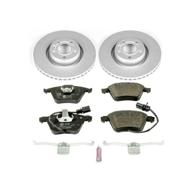 Power Stop 05-11 Audi A6 Front Euro-Stop Brake Kit Brake Kits - OE PowerStop