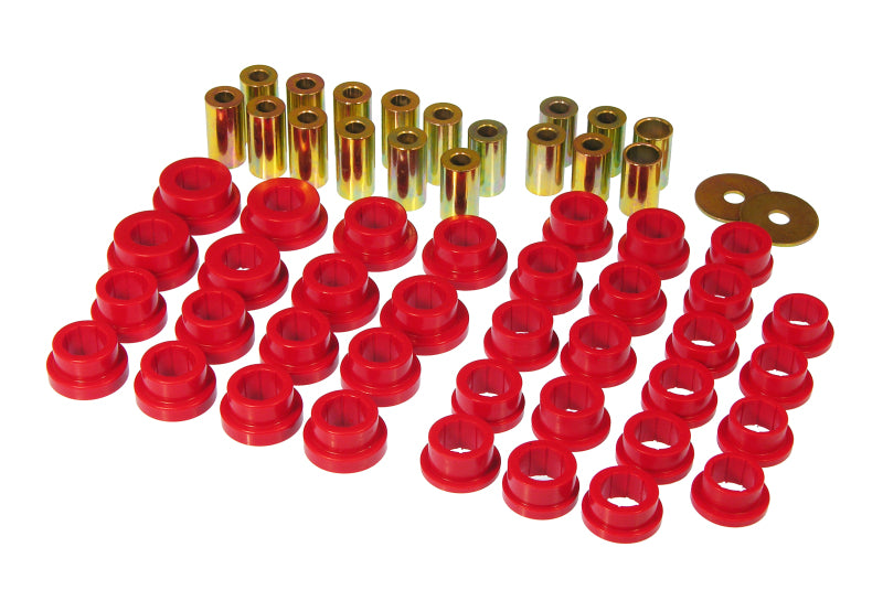 Prothane Nissan Rear Control/Radius Arm/Lower Link Bushings - Red Bushing Kits Prothane