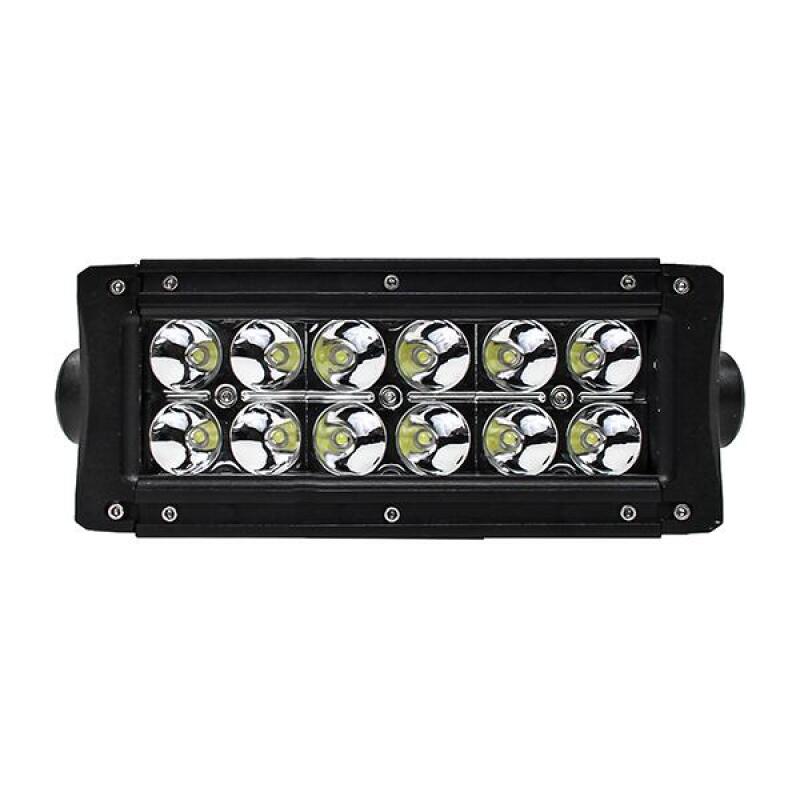 Westin EF2 LED Light Bar Double Row 6 inch Spot w/3W Epistar - Black Light Bars & Cubes Westin